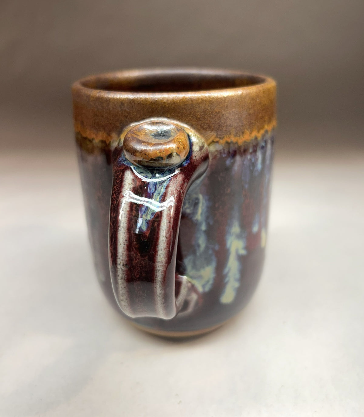 Pottery Coffee Mug - Copper Red Glaze - Made in Sisters Oregon