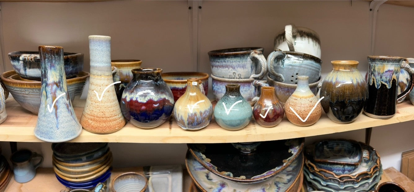 SPO Rachel  6 vases