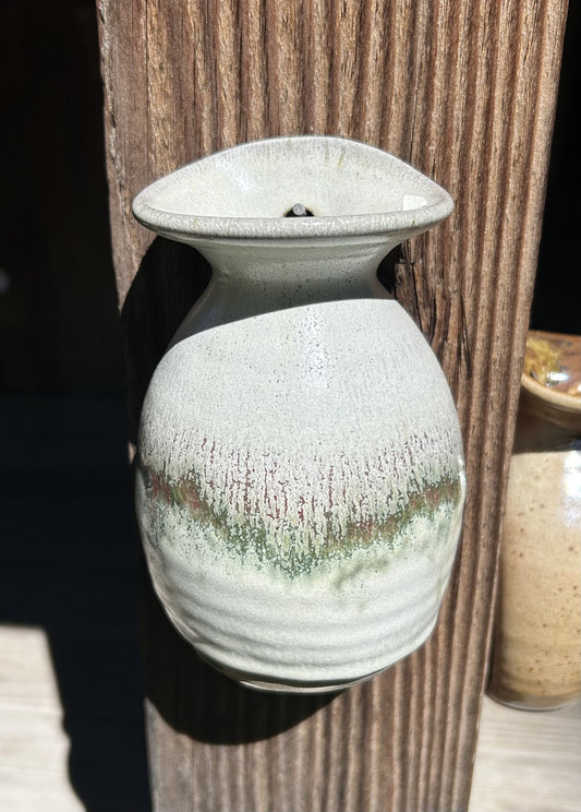 Pottery Wall Vase - For your Spring Flowers!